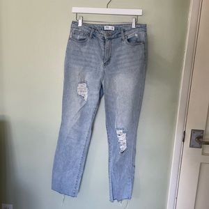 Tinsel Distressed Light Wash Jeans